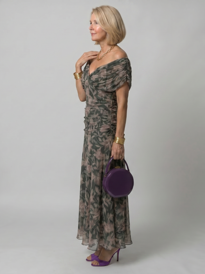 Ophelia | Off-Shoulder Midi Dress