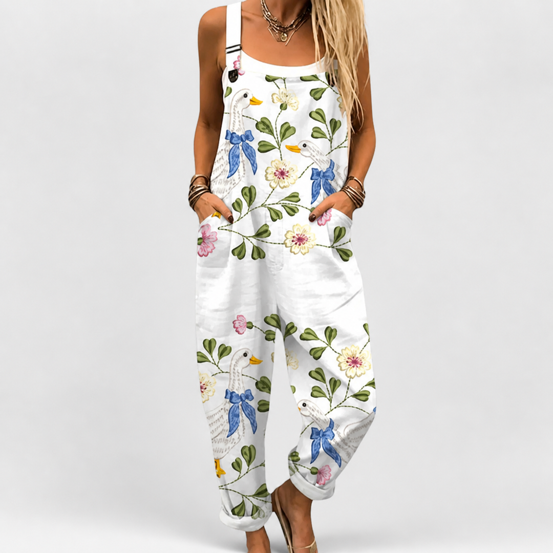 Fiona | Relaxed Patterned Jumpsuit