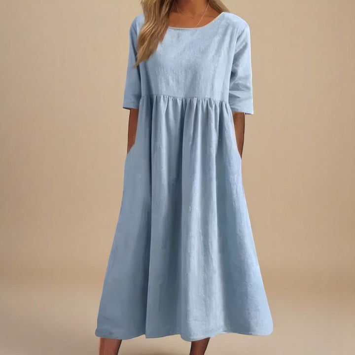 Glenys | Flattering A-Line Dress with Pockets