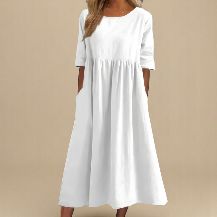 Glenys | Flattering A-Line Dress with Pockets