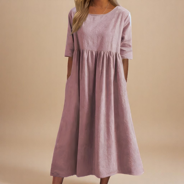 Glenys | Flattering A-Line Dress with Pockets