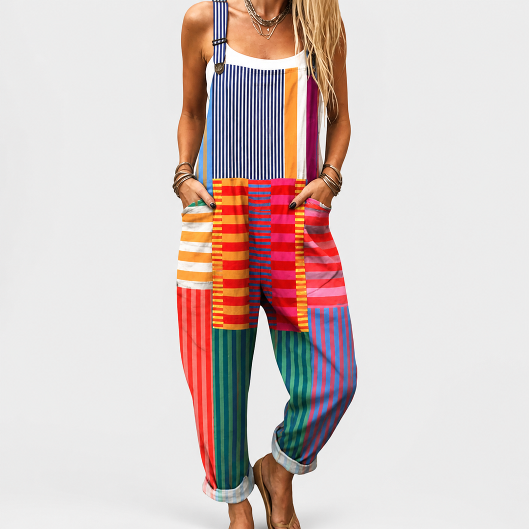 Lynda | Relaxed Patterned Jumpsuit