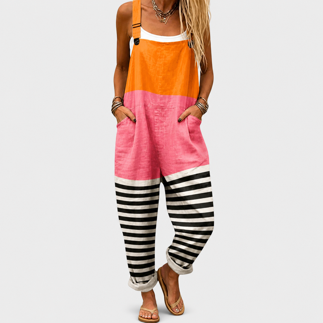 Nola | Relaxed Patterned Jumpsuit