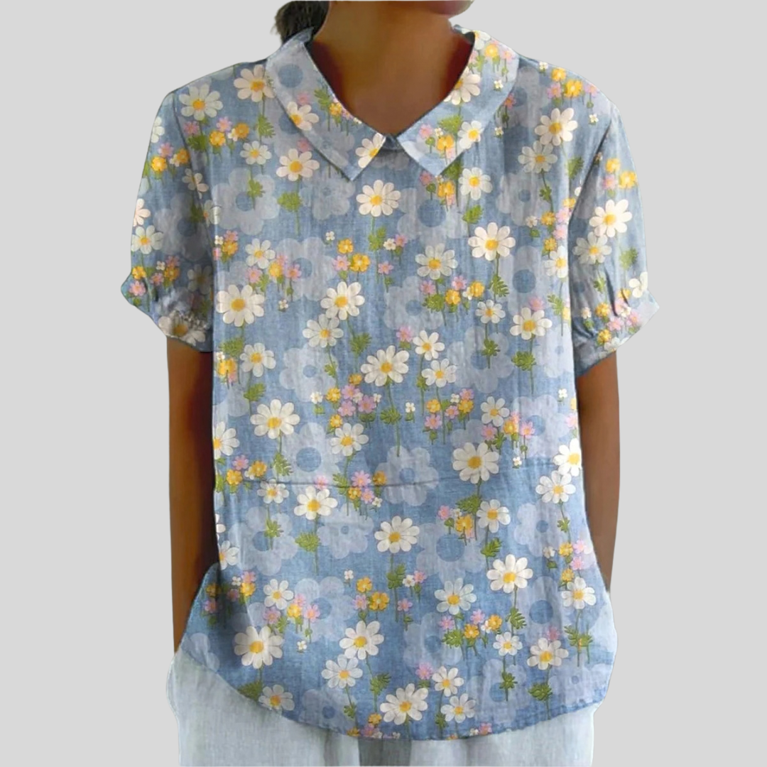 Maddison | Elegant Relaxed Polo Top