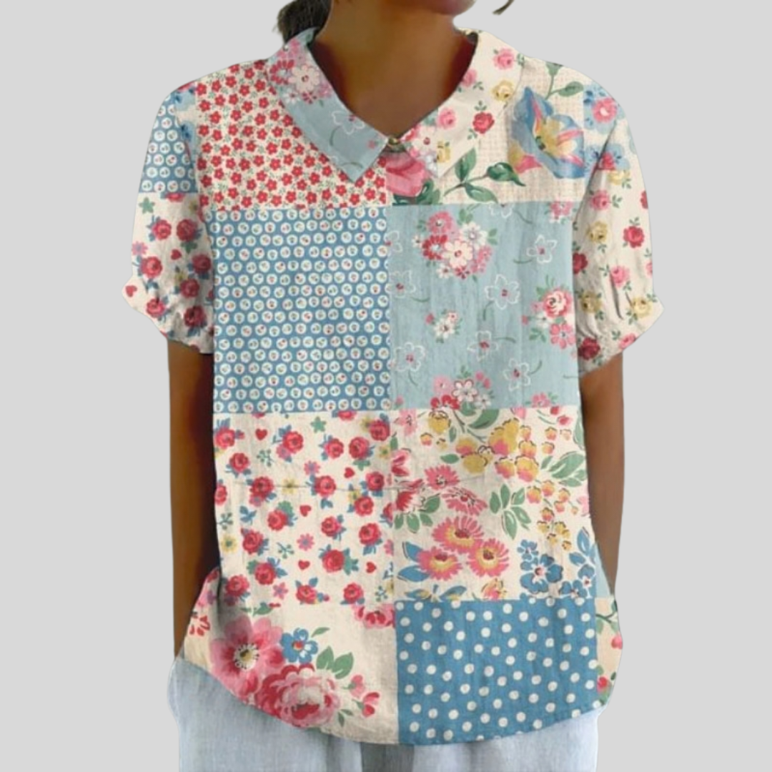 Chelsea | Elegant Relaxed Polo Top