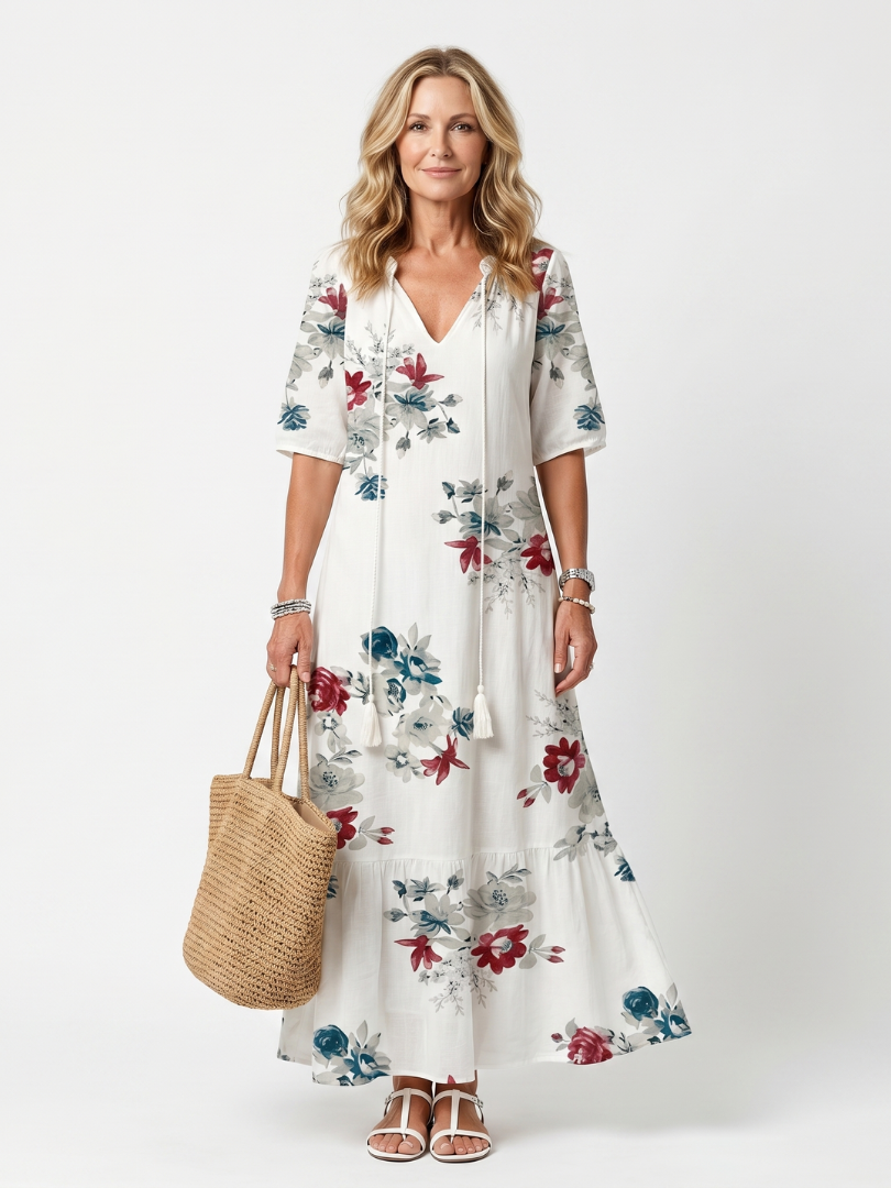 Valerie | Flowy Midi Dress