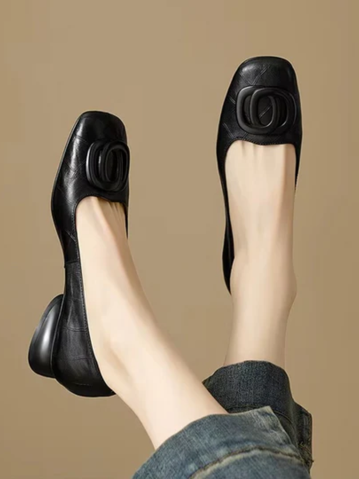 Dorothy | Elegant Square-Toe Flats