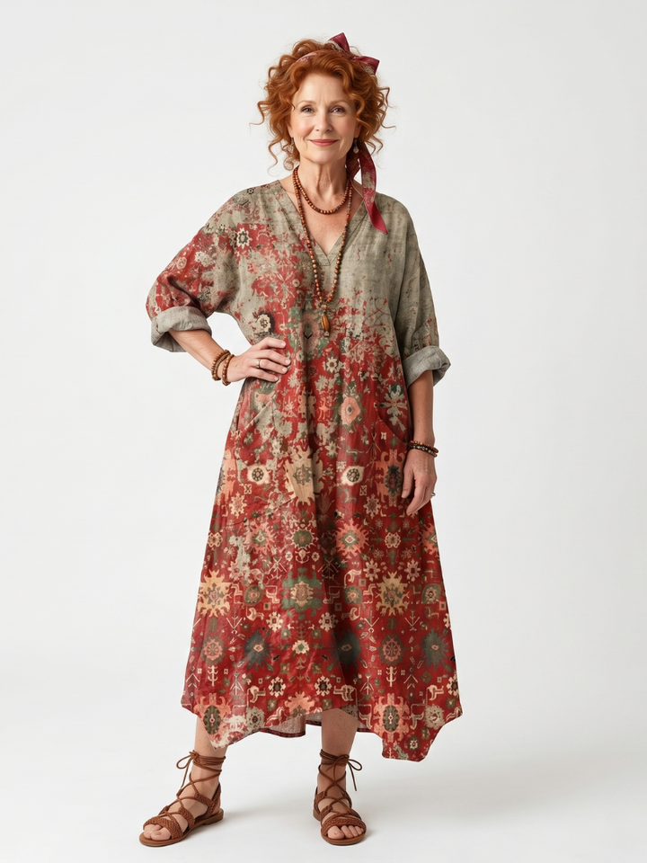 Beverley | Flowy Midi Dress