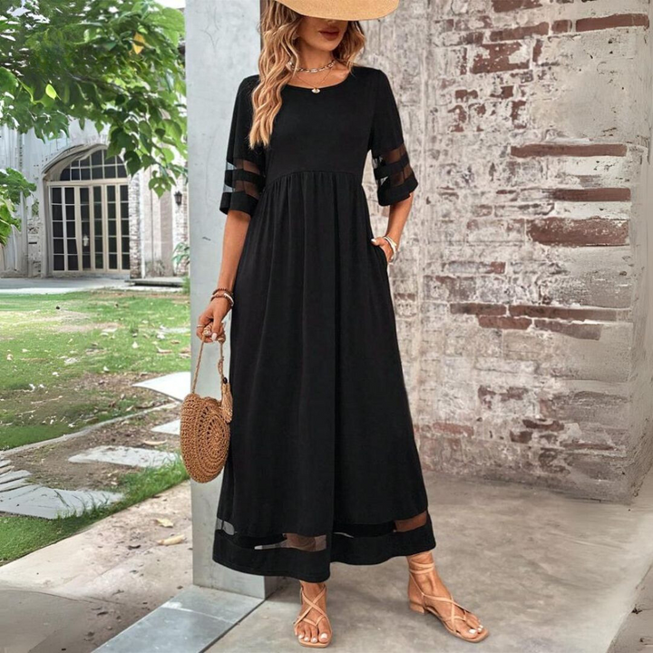 Heather | Flattering Empire Waist Midi Dress