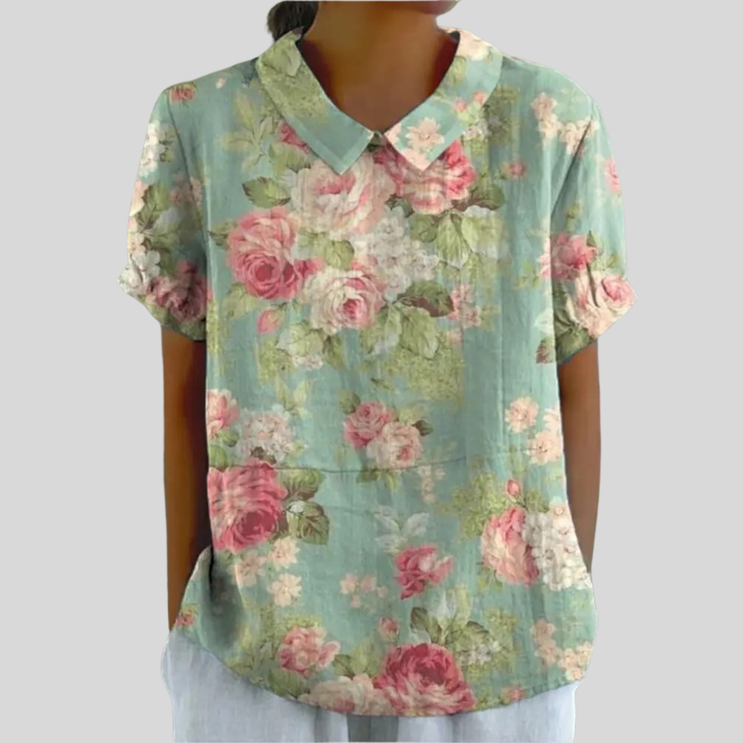Erin | Elegant Relaxed Polo Top