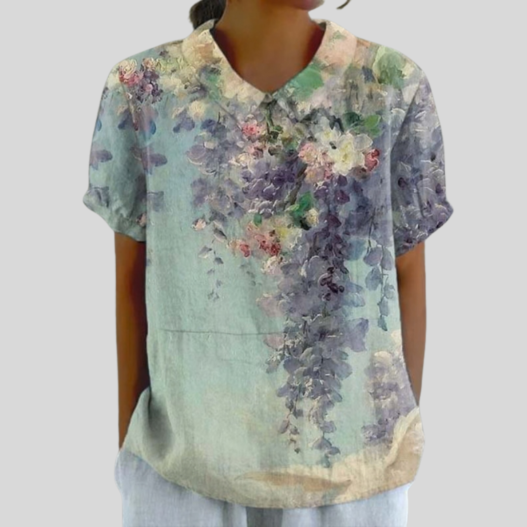 Willow | Elegant Relaxed Polo Top