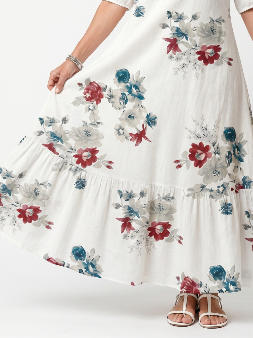 Valerie | Flowy Midi Dress