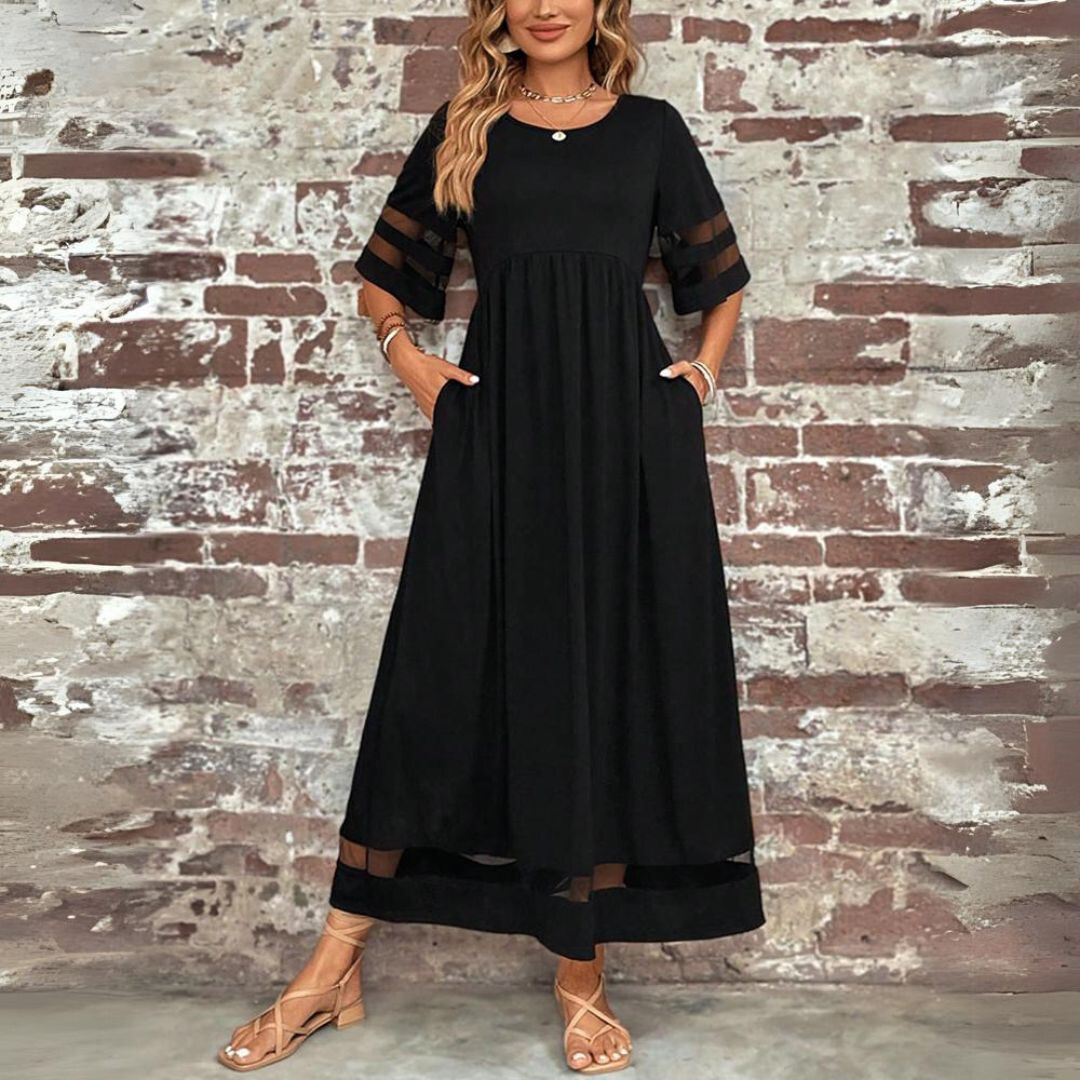 Heather | Flattering Empire Waist Midi Dress