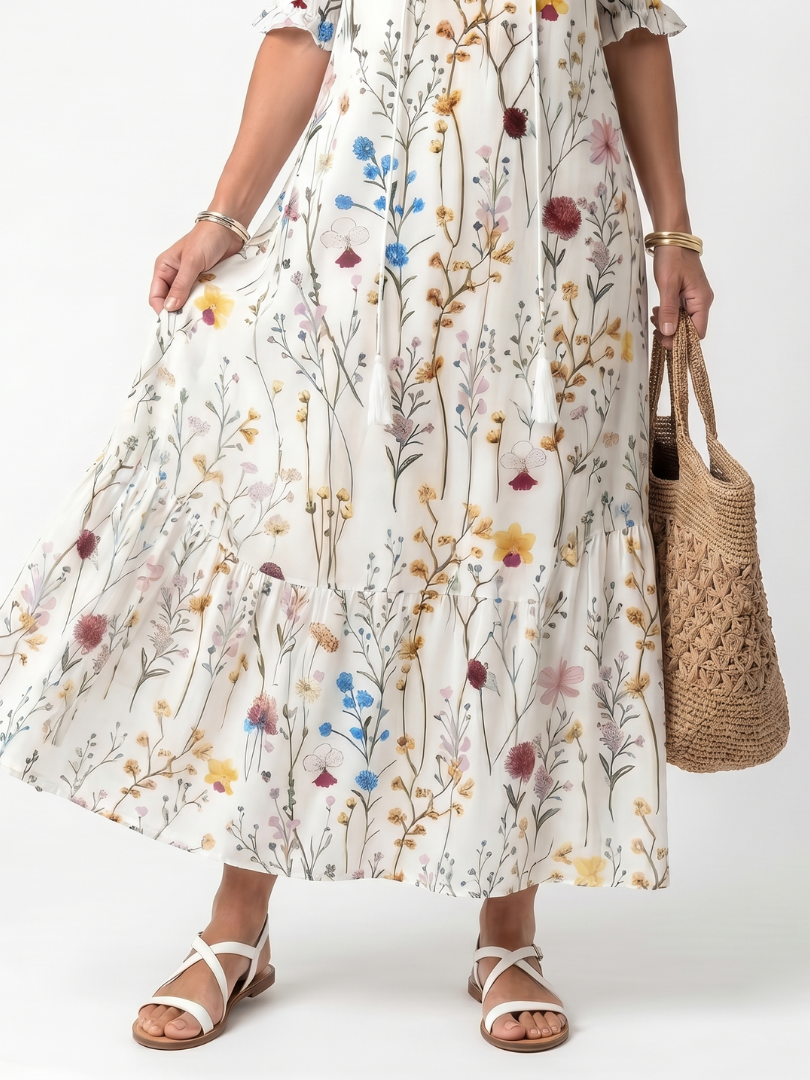 Glenys | Flowy Midi Dress