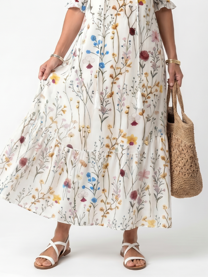 Glenys | Flowy Midi Dress