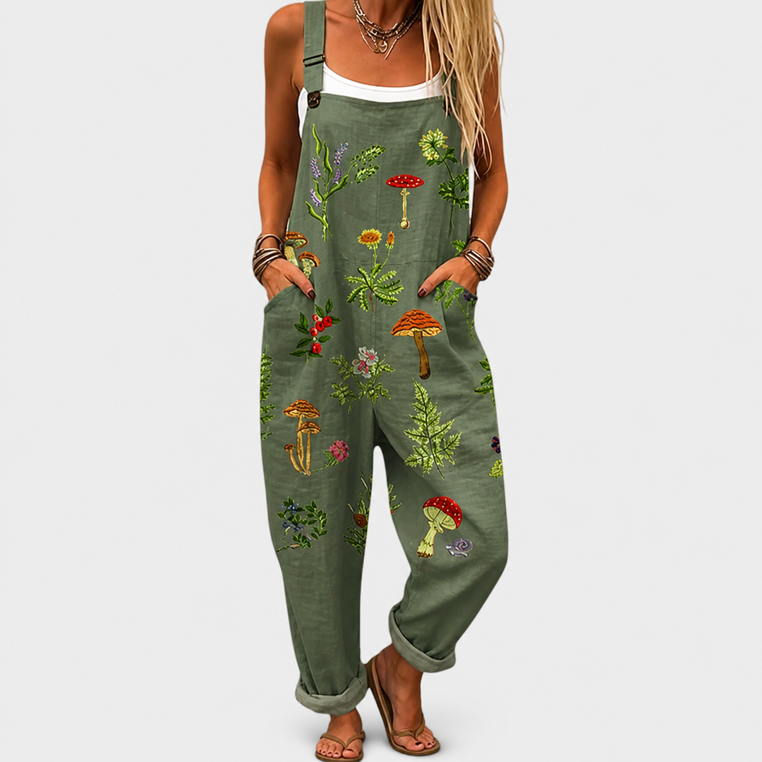 Joan | Relaxed Patterned Jumpsuit