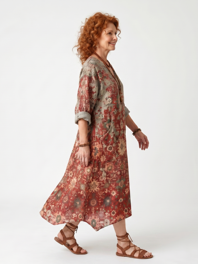 Beverley | Flowy Midi Dress