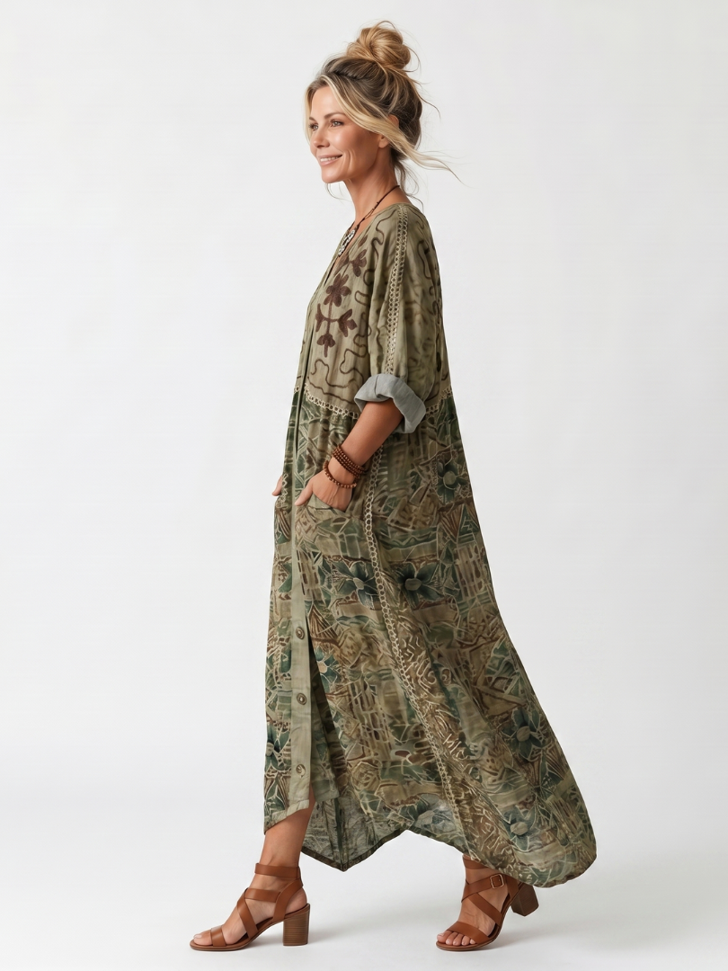 Margaret | Flowy Midi Dress
