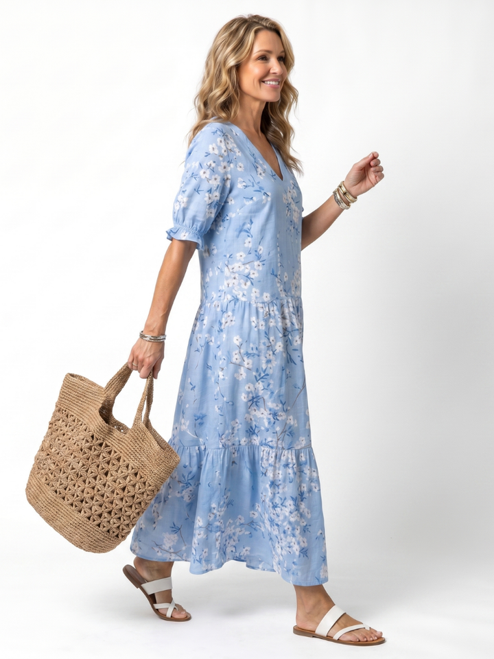 Barbara | Flowy Midi Dress