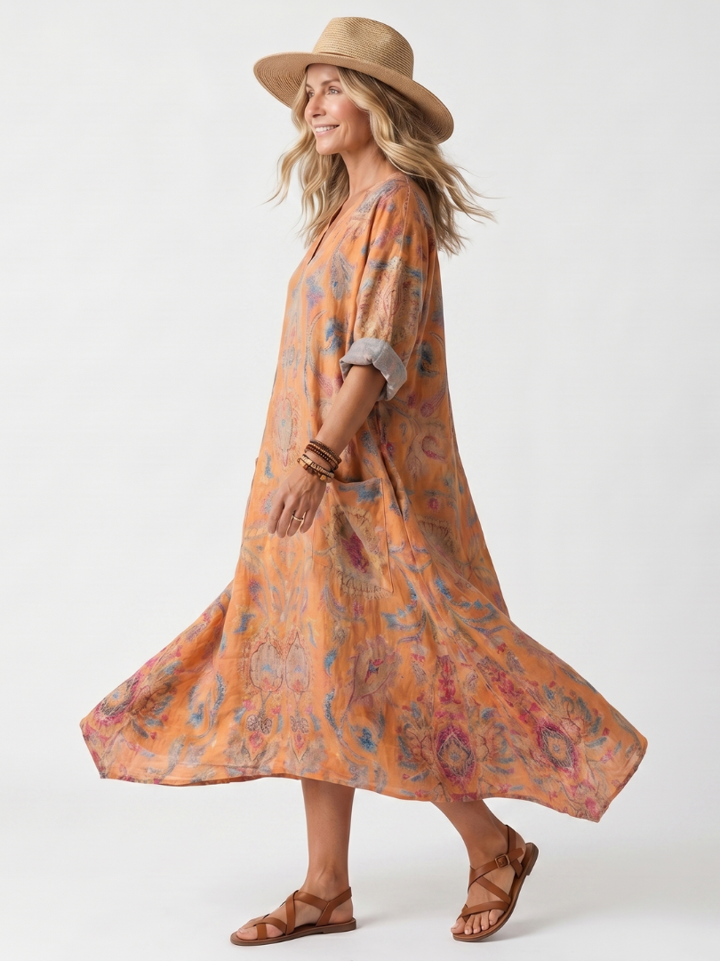 Christine | Flowy Midi Dress