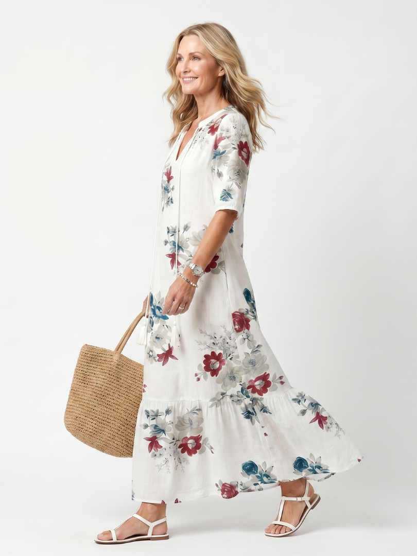 Valerie | Flowy Midi Dress