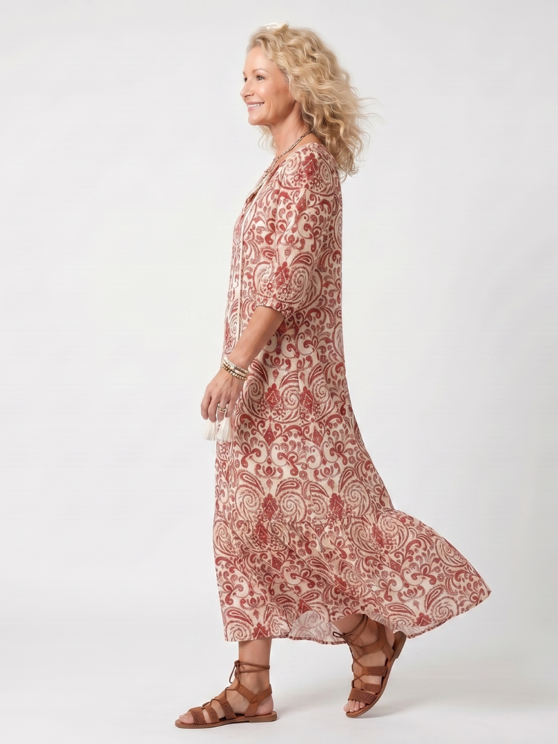 Yvonne | Flowy Midi Dress