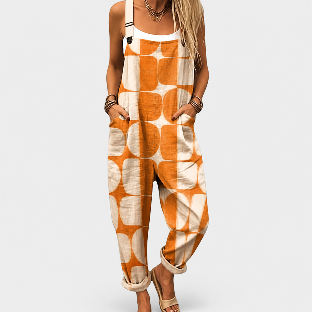 Betty | Relaxed Patterned Jumpsuit