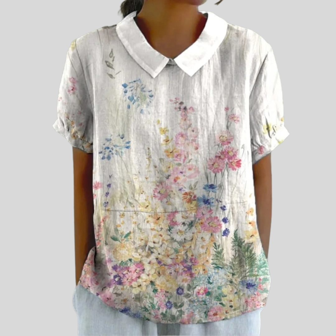 Ivy | Elegant Relaxed Polo Top