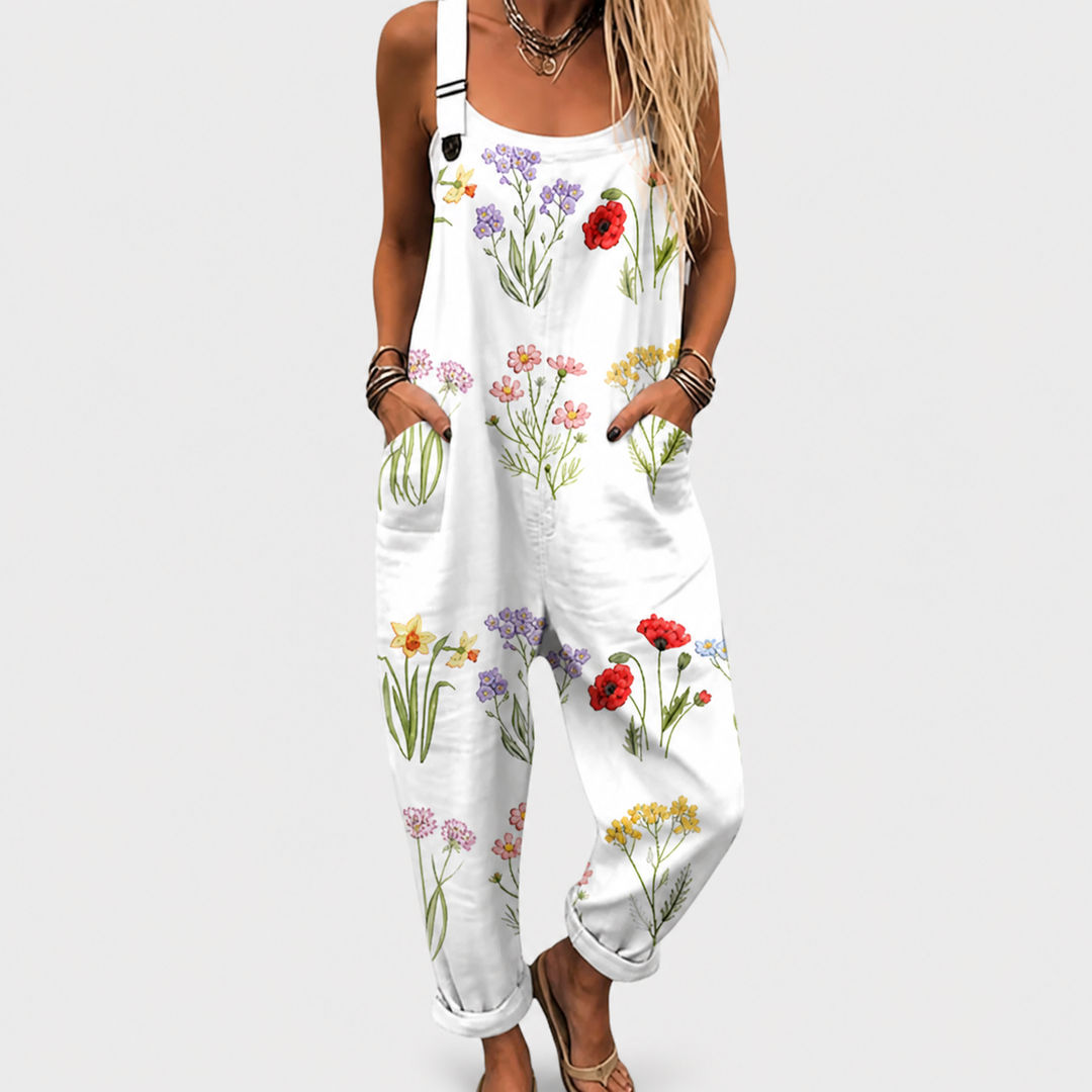Marie | Relaxed Patterned Jumpsuit