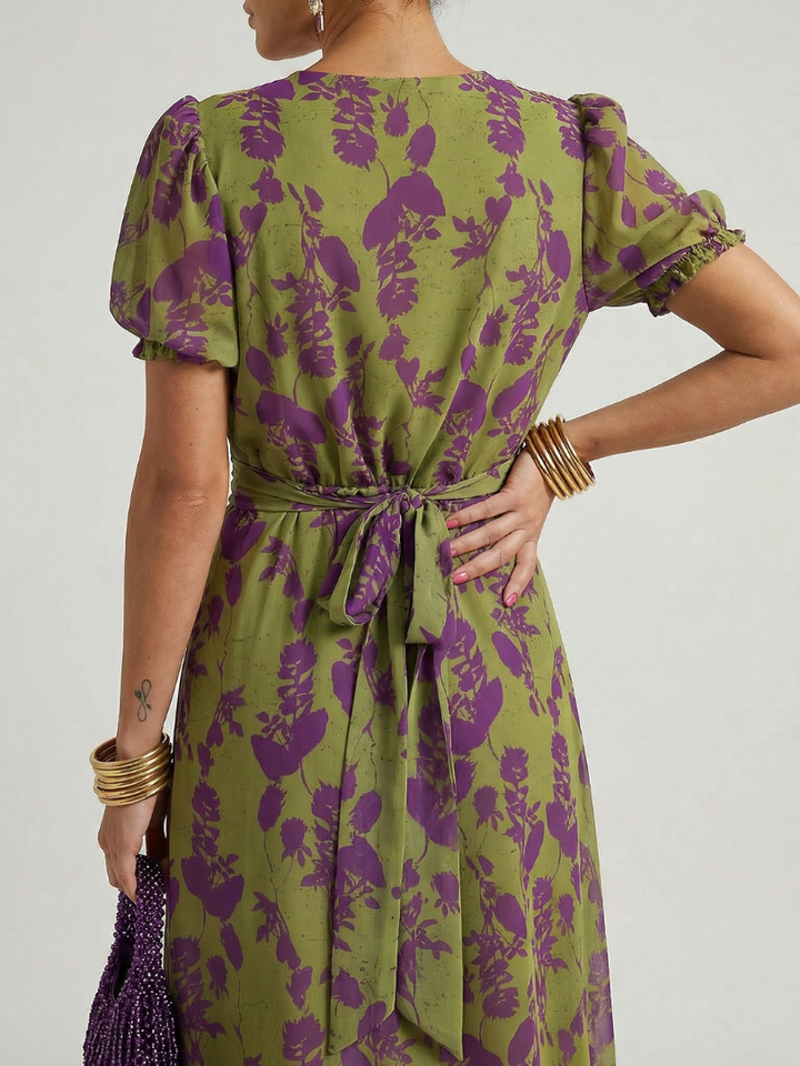 Christine | Relaxed Floral Midi Dress