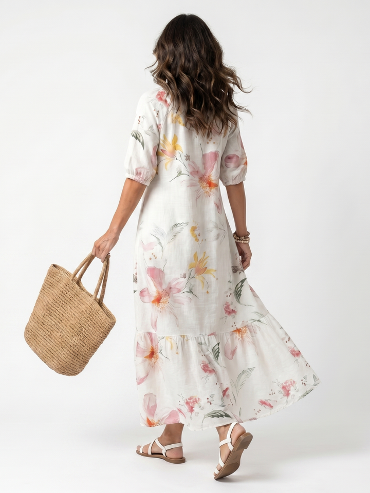 Shirley | Flowy Midi Dress