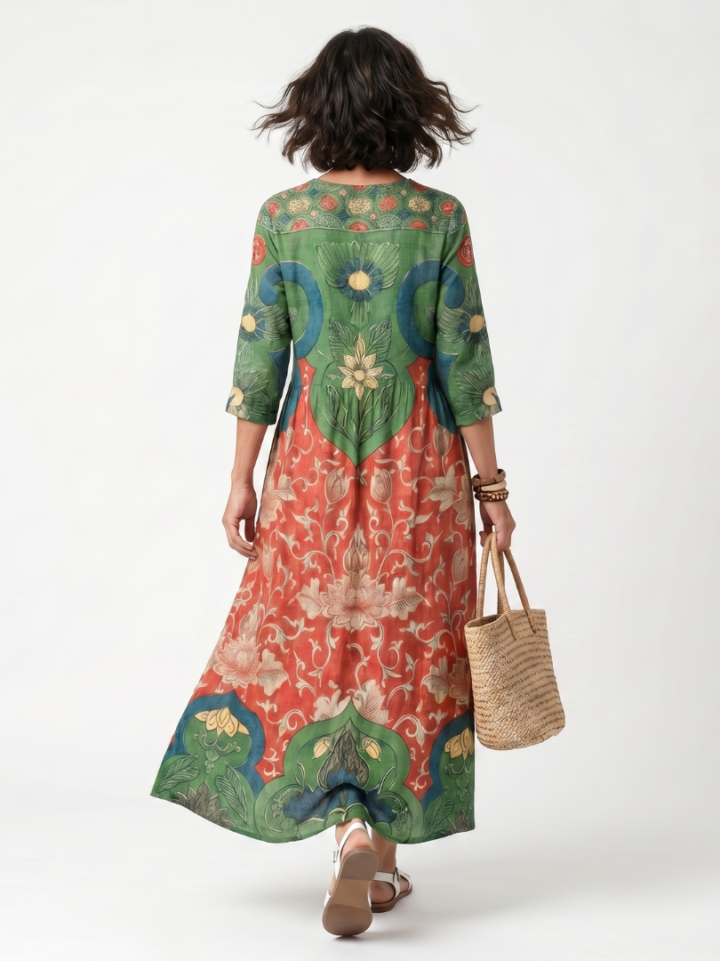 Patricia | Flowy Midi Dress