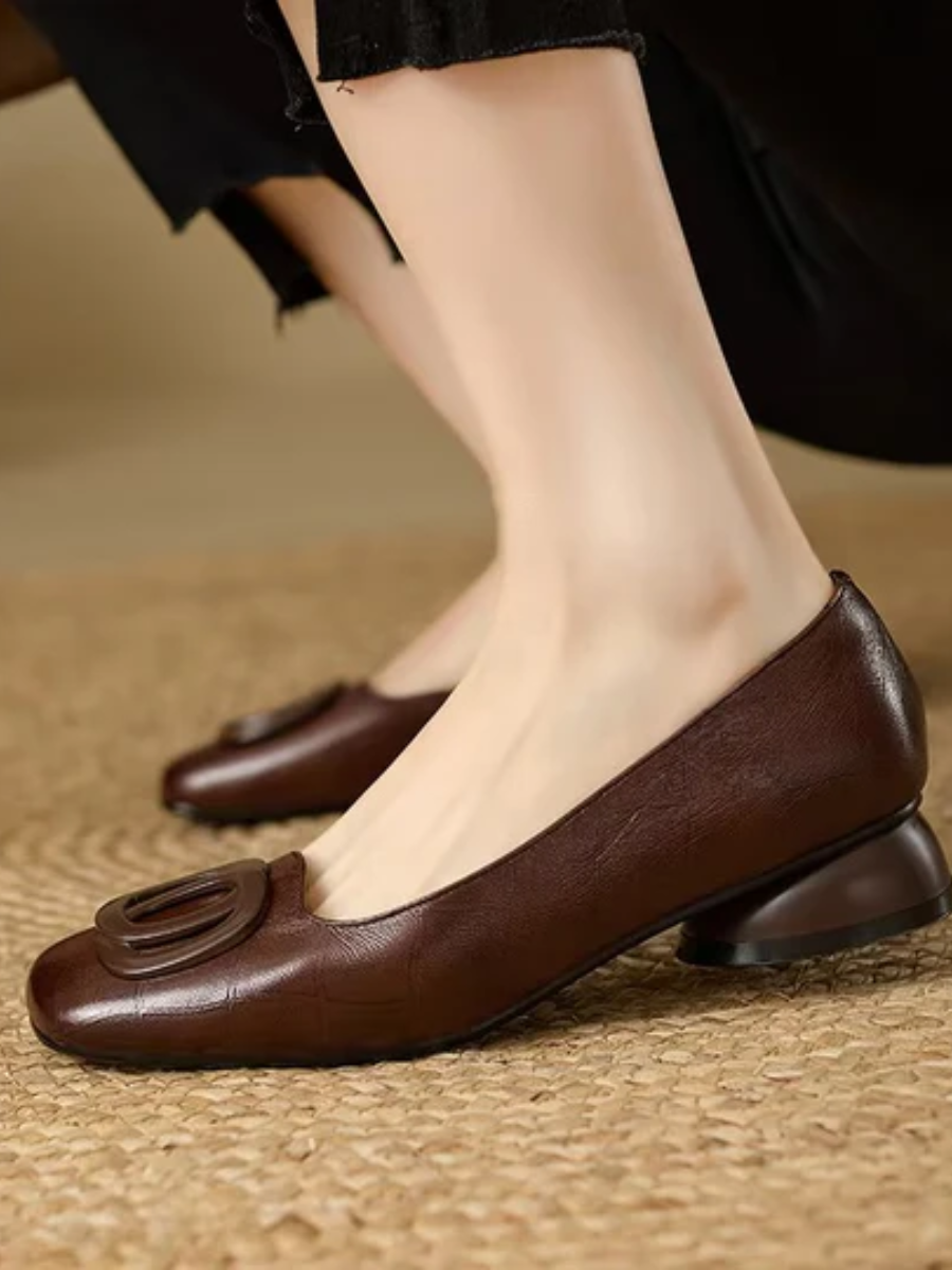 Dorothy | Elegant Square-Toe Flats