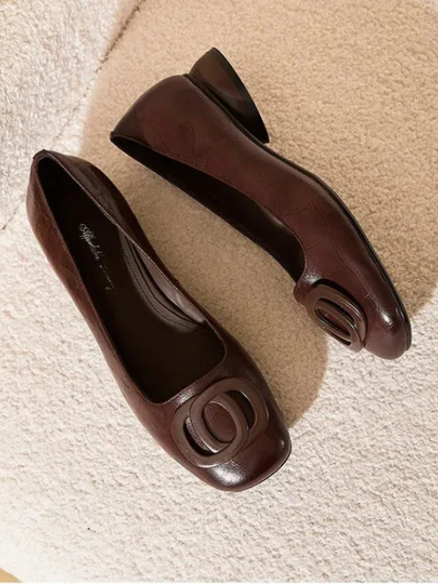 Dorothy | Elegant Square-Toe Flats