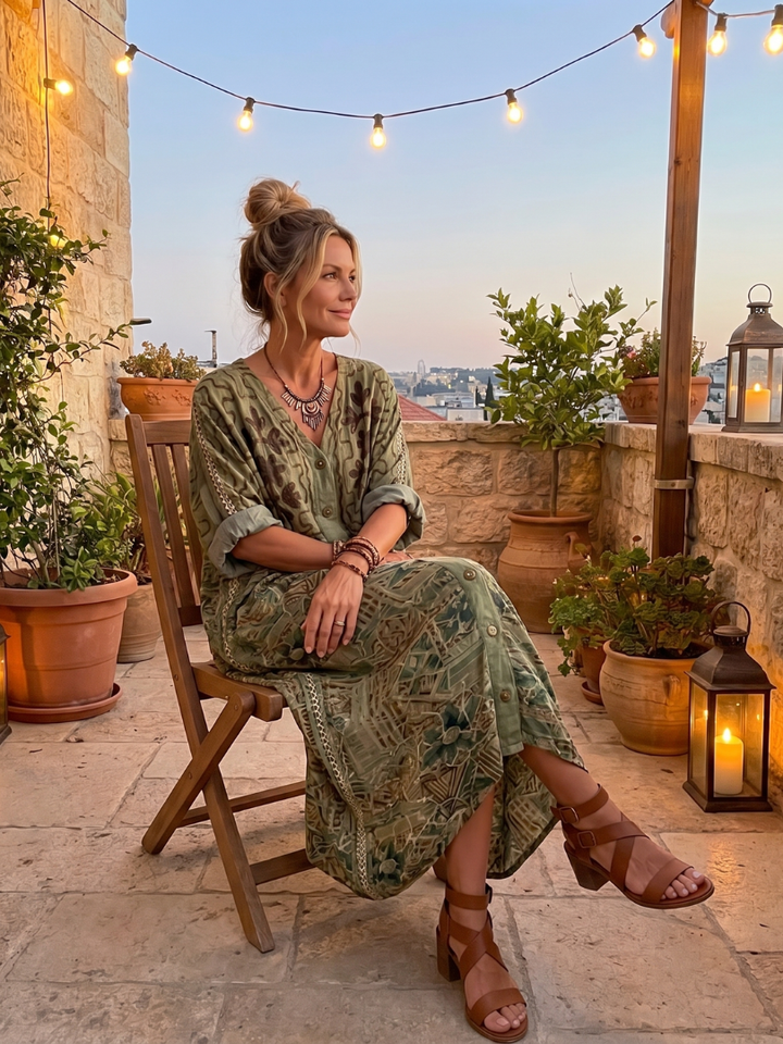 Margaret | Flowy Midi Dress