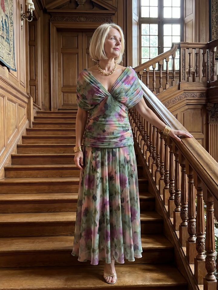 Ophelia | Off-Shoulder Midi Dress