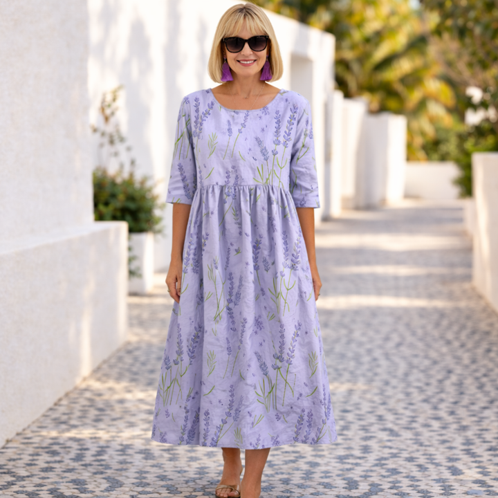 Judith | Floral V-Neck Summer Dress