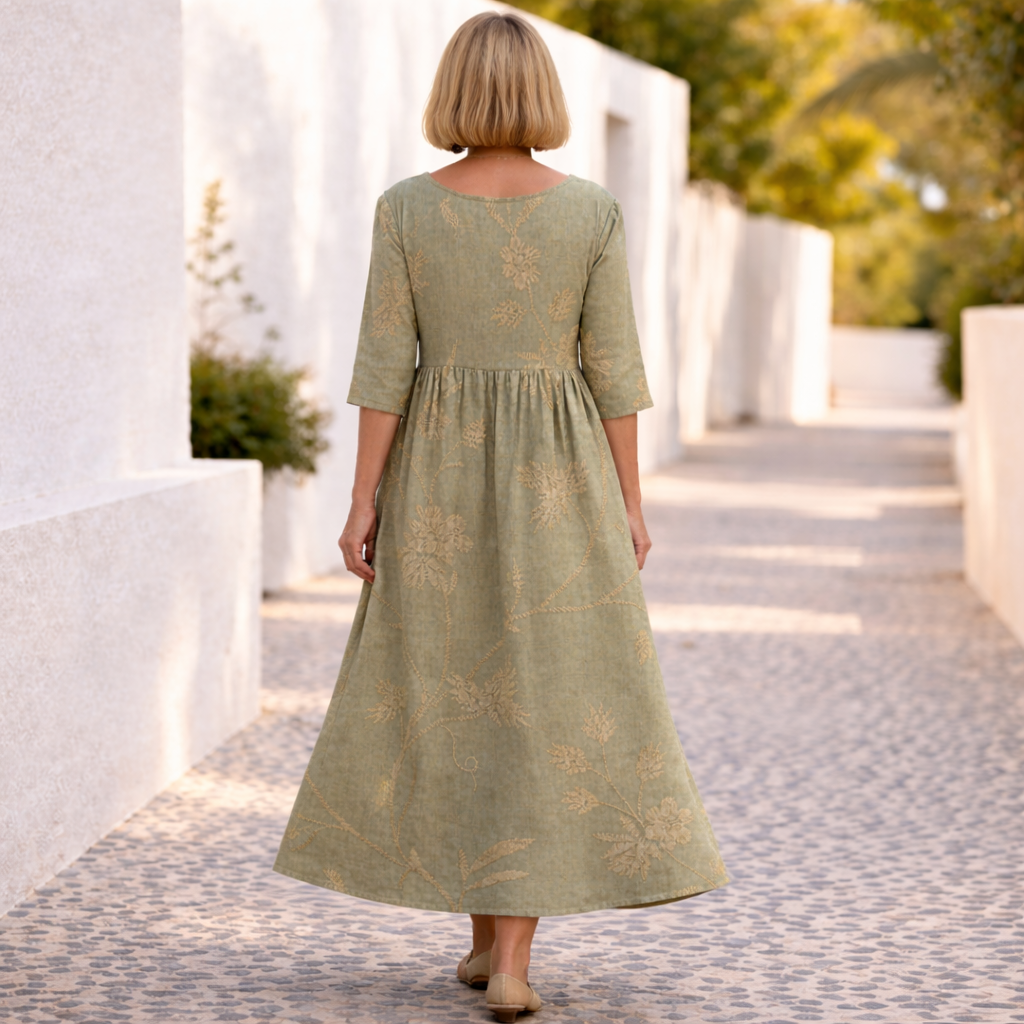 Judith | Floral V-Neck Summer Dress