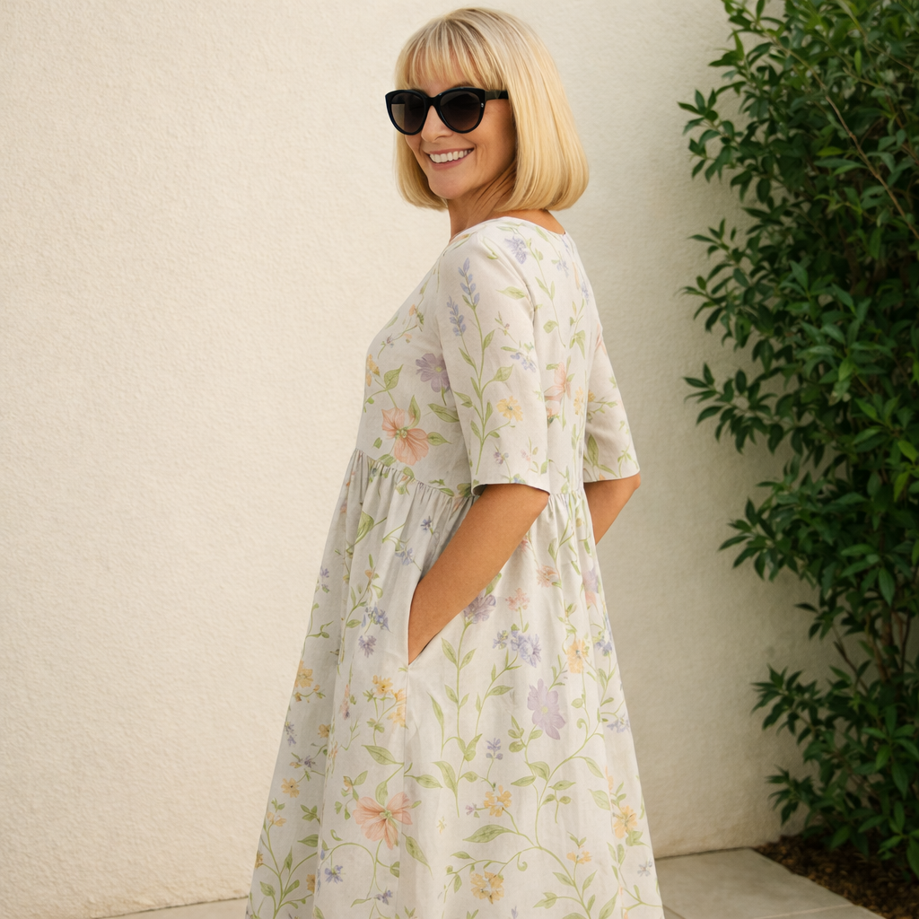 Wendy | Relaxed Flowing Midi Dress