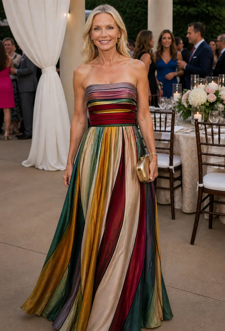 Beverley | Effortless Strapless A-Line Dress