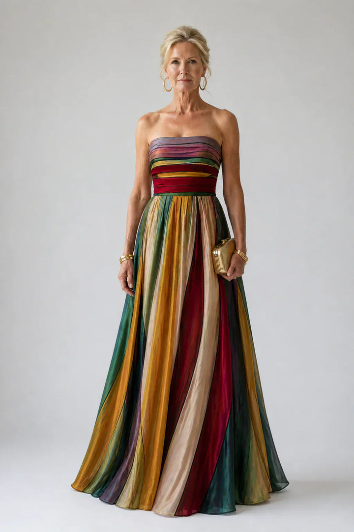 Beverley | Effortless Strapless A-Line Dress