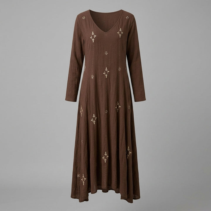 Dawn | Relaxed V-Neck Maxi Dress