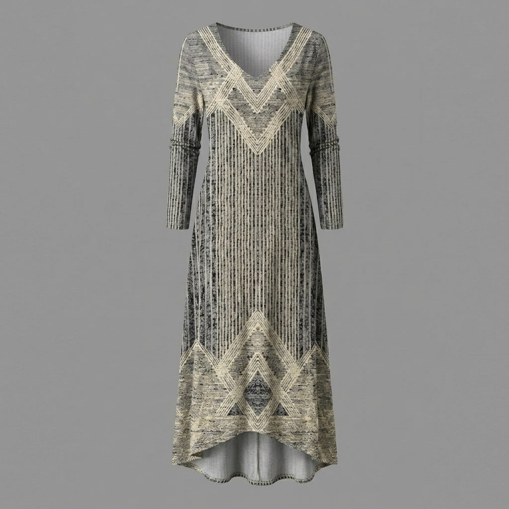 Pauline | Relaxed V-Neck Maxi Dress
