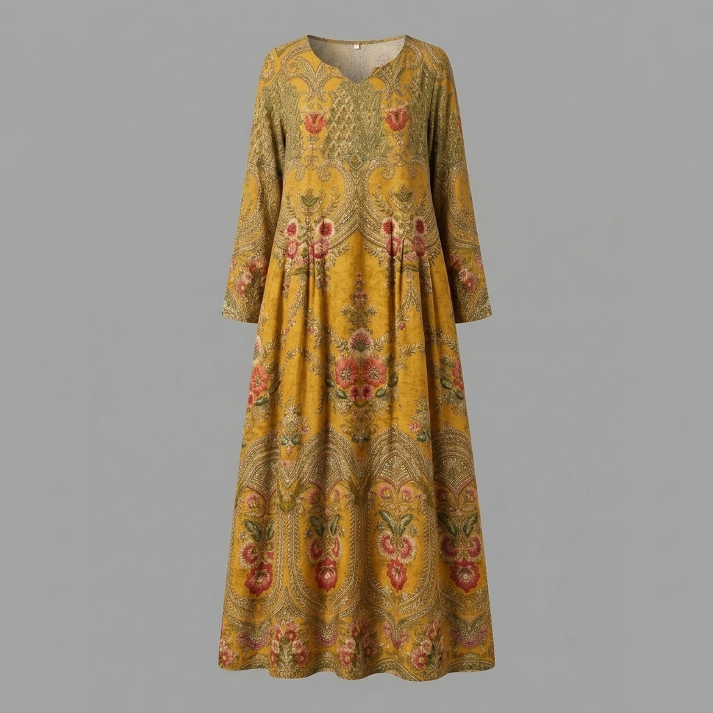 Maureen | Relaxed V-Neck Maxi Dress