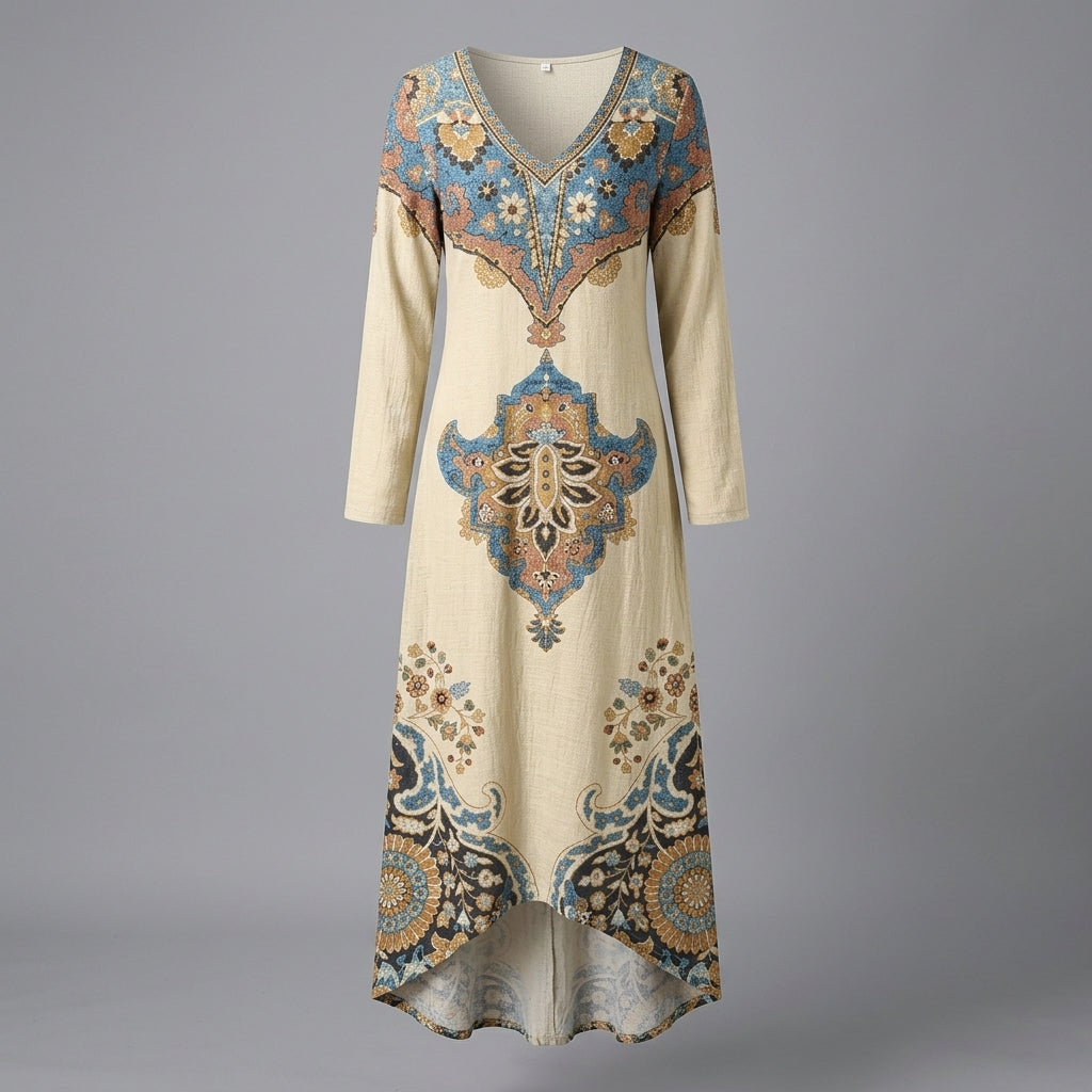 Raewyn | Relaxed V-Neck Maxi Dress