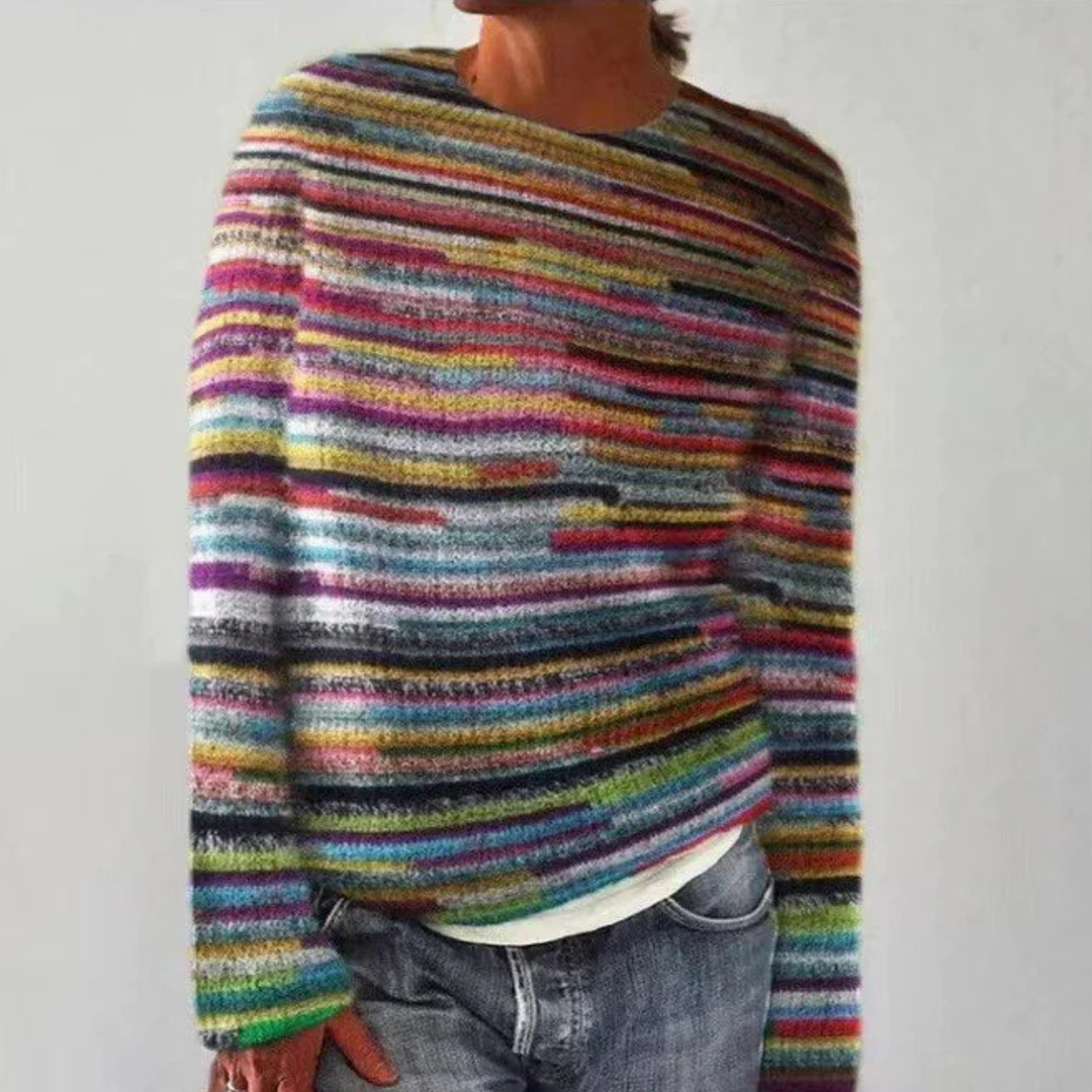 Christine Retro Pattern Knit Jumper