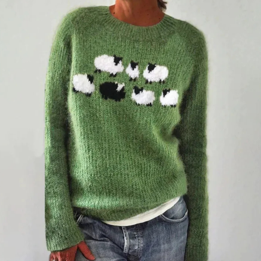 Dorothy Retro Pattern Knit Jumper