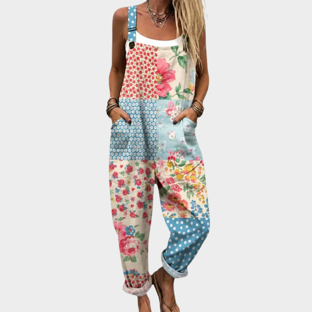 Alison | Relaxed Patterned Jumpsuit
