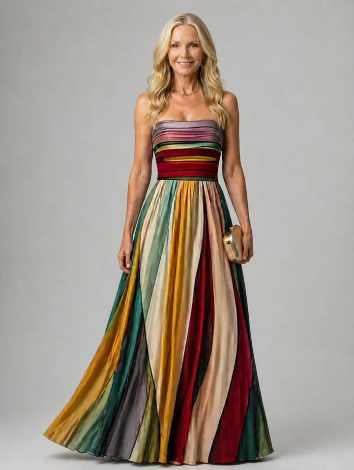 Beverley | Effortless Strapless A-Line Dress