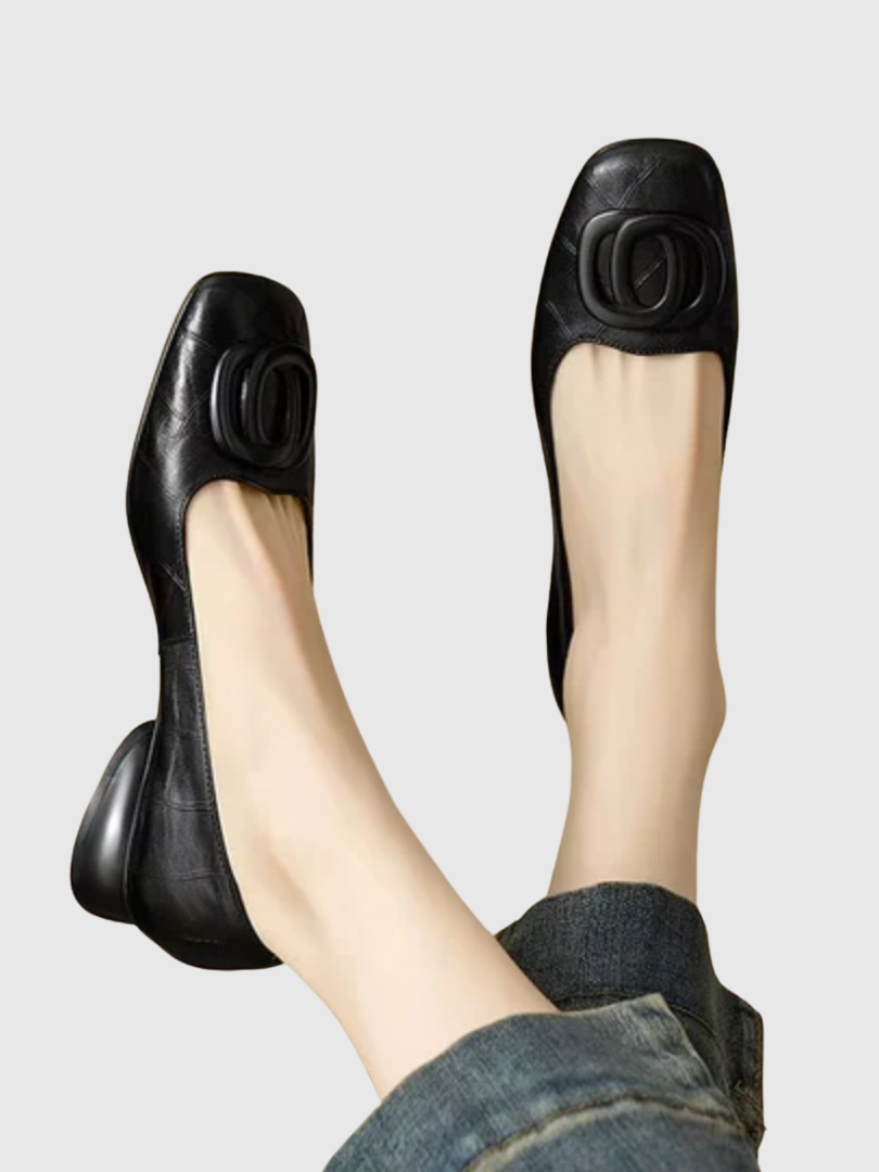Dorothy | Elegant Square-Toe Flats
